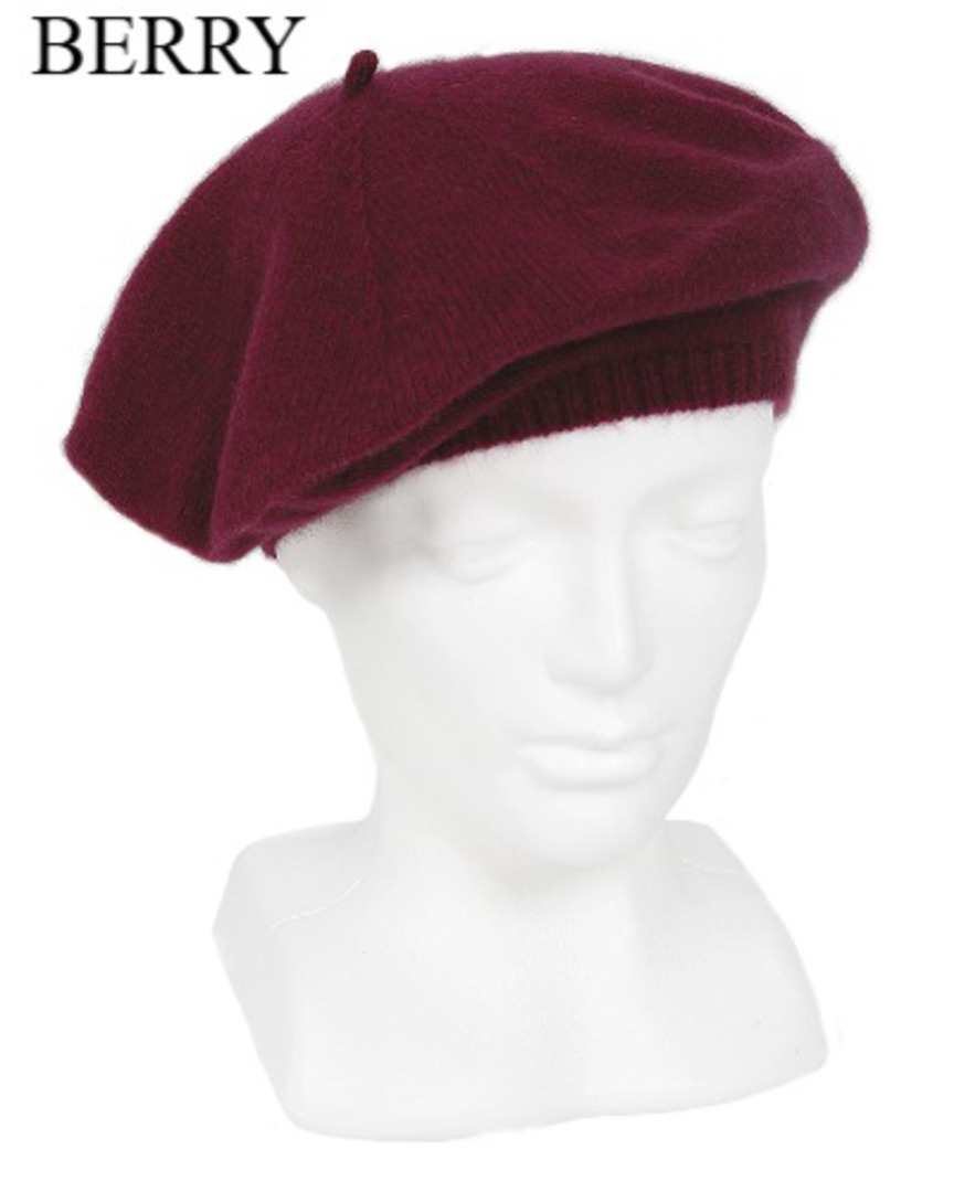 Merino Possum Plain Beret image 14